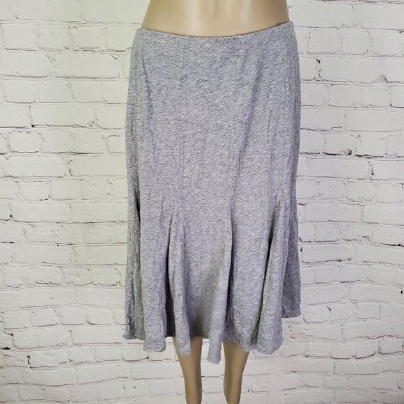 Talbots gray casual tulip hem skirt M - Picture 1 of 6